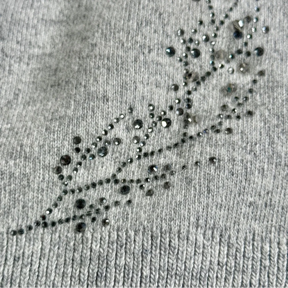 Jeweled Wool Blend Beanie